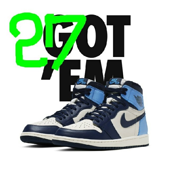 NIKE Air Jordan 1 Retro High OG Obsidian