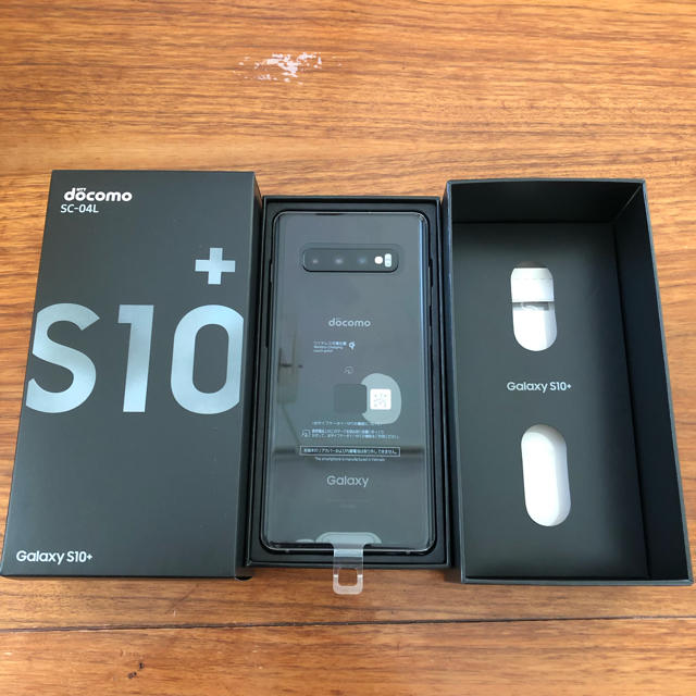 新品ドコモ Galaxy S10+ SC-04L 黒  SIMフリー 判定○