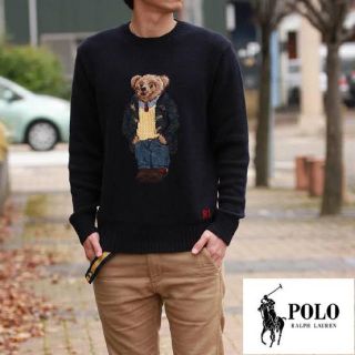 POLO RALPH LAUREN - ポロベア ニット ネイビー M の通販 by tomshop