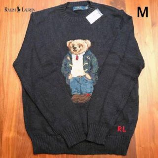 衝撃特価キッズ服(男の子用) 100cm~POLO RALPH LAUREN - ポロベア ニット ネイビー M の通販 by tomshop