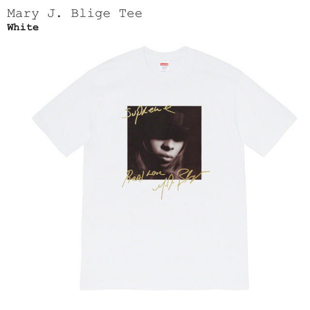 Tシャツ/カットソー(半袖/袖なし)Mary J.Blige Tee S White