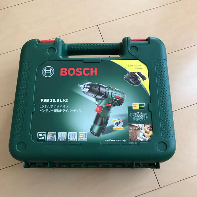 BOSCH バッテリー振動ドライバードリル PSB 10.8LI-2工具/メンテナンス