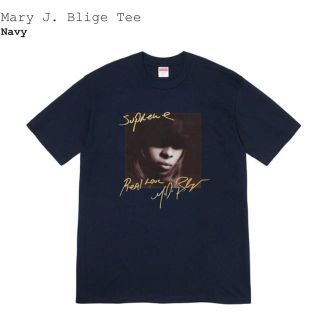 シュプリーム(Supreme)のSupreme Mary J Blige Tee NAVY Sサイズ(Tシャツ/カットソー(半袖/袖なし))