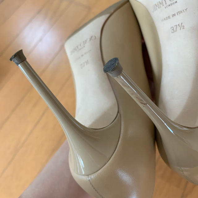 【在庫処分大特価!!】 - CHOO JIMMY JIMMYCHOO 1/2 レザーパンプス37 ジミーチュウ ハイヒール/パンプス