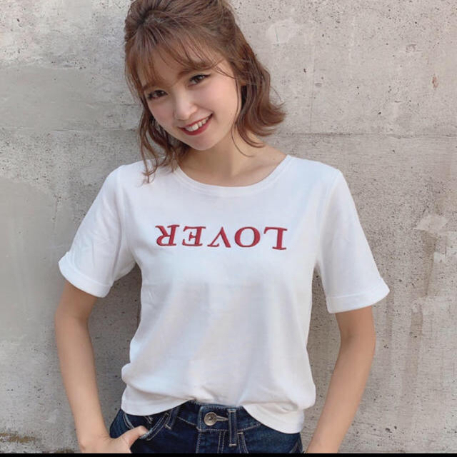 rienda(リエンダ)の限定ティーシャツ レディースのトップス(Tシャツ(半袖/袖なし))の商品写真