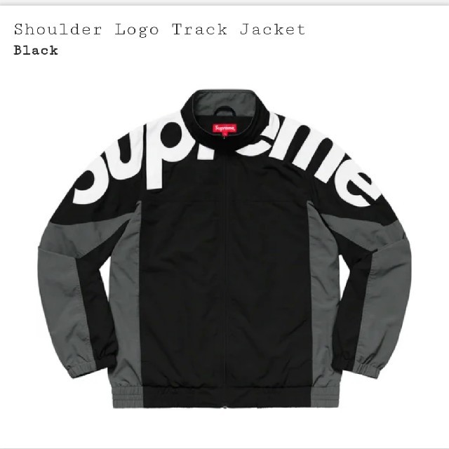 Shoulder Logo Track Jacket sサイズ Black
