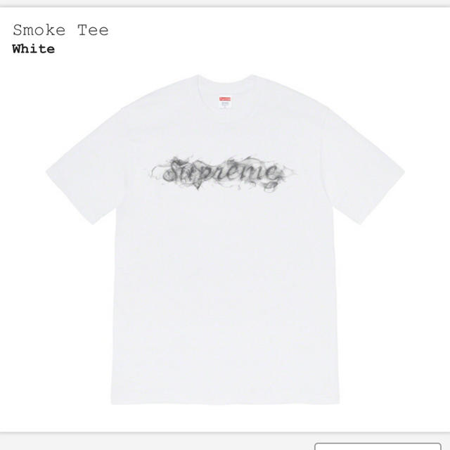 supreme smoke tee size L