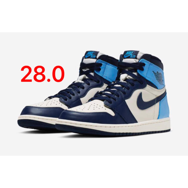 air jordan 1 obsidian 28.0