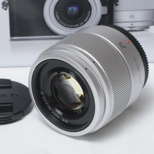 Panasonic - ✨新品・保証付✨Lumix G 25mm F1.7 ASPH. ✨ルミックス✨銀