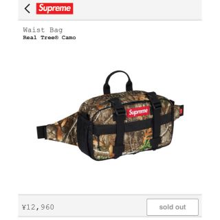 シュプリーム(Supreme)のsupreme Waist Bag REAL TREE® CAMO(ウエストポーチ)