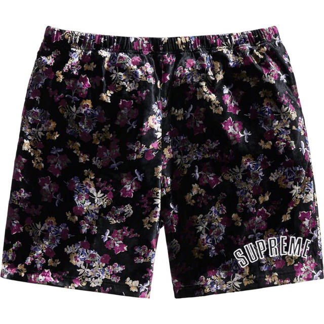 Floral Velour Short XL supreme