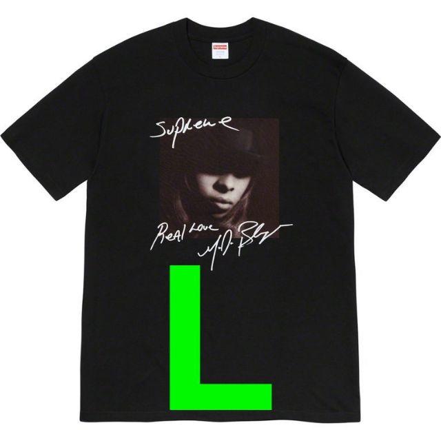 19aw Supreme Mary J. Blige Tee Black LTシャツ/カットソー(半袖/袖なし)