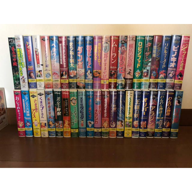 Disney ディズニー Vhs ビデオ セットの通販 By Elle25 S Shop ディズニーならラクマ