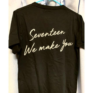 セブンティーン(SEVENTEEN)のSEVENTEEN WEGOコラボTシャツ 黒 Mサイズ(K-POP/アジア)