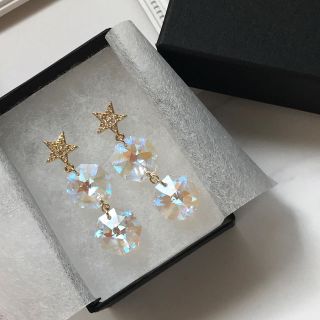 アメリヴィンテージ(Ameri VINTAGE)の再∞販 star bijou line pierce(ピアス)