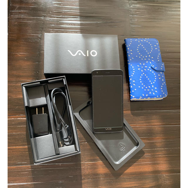 スマートフォン VAIO VA-10j 日本通信 スマホ ソニー カバー付き