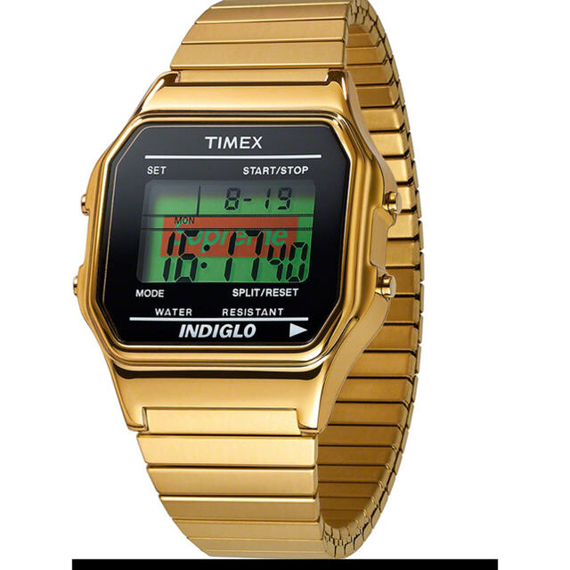 Supreme®/Timex® Digital Watch Gold