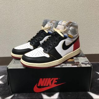 ナイキ(NIKE)のUNION AIR JORDAN 1 NRG BLACK ユニオン AJ1(スニーカー)