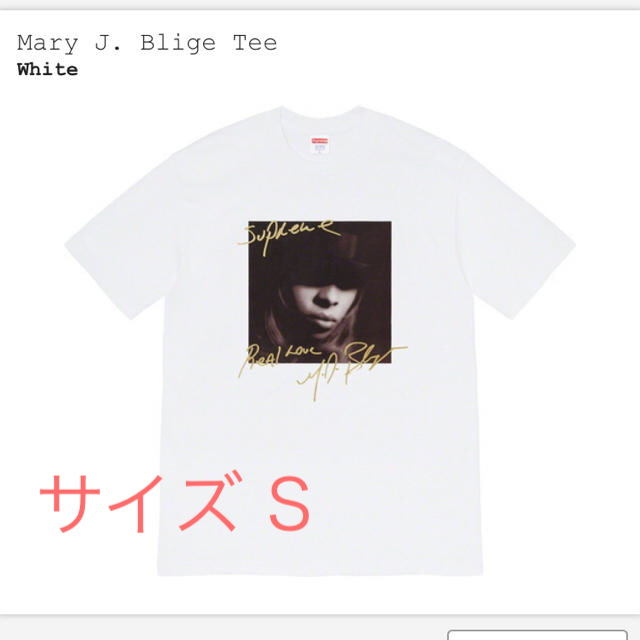 オンライン完売S Supreme Mary J. Blige Tee