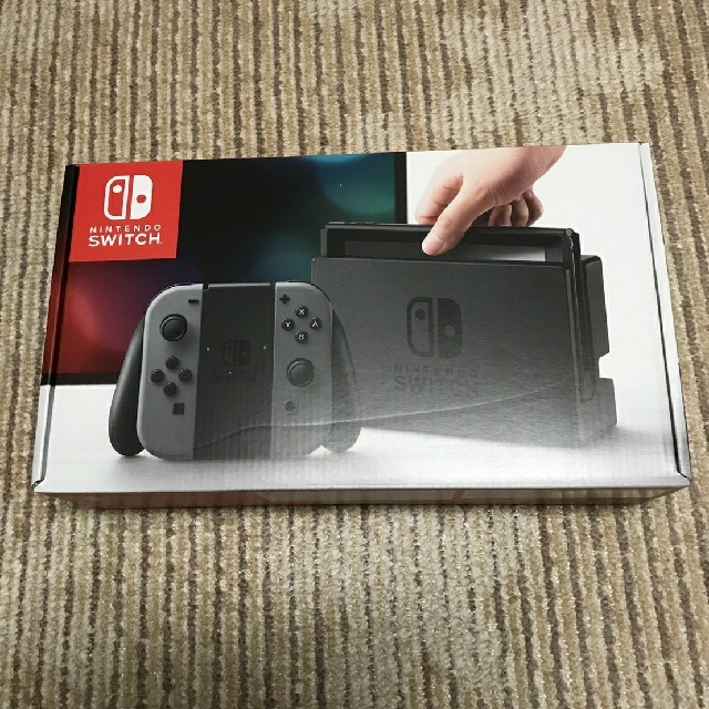 新品未開封　switchグレー1台　オマケゲームソフト/ゲーム機本体