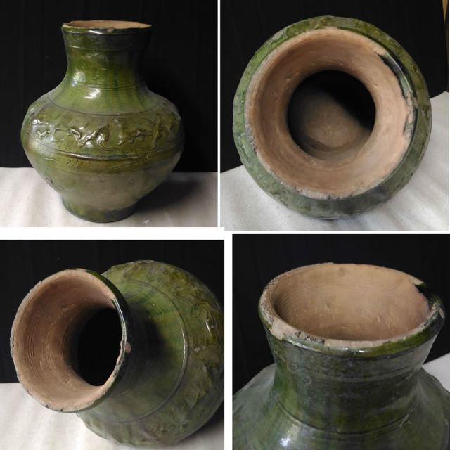 c194 中国 漢 緑釉 壺 漢時代 中国古玩 c194 中国 漢 緑釉 壺 漢時代 中国古玩