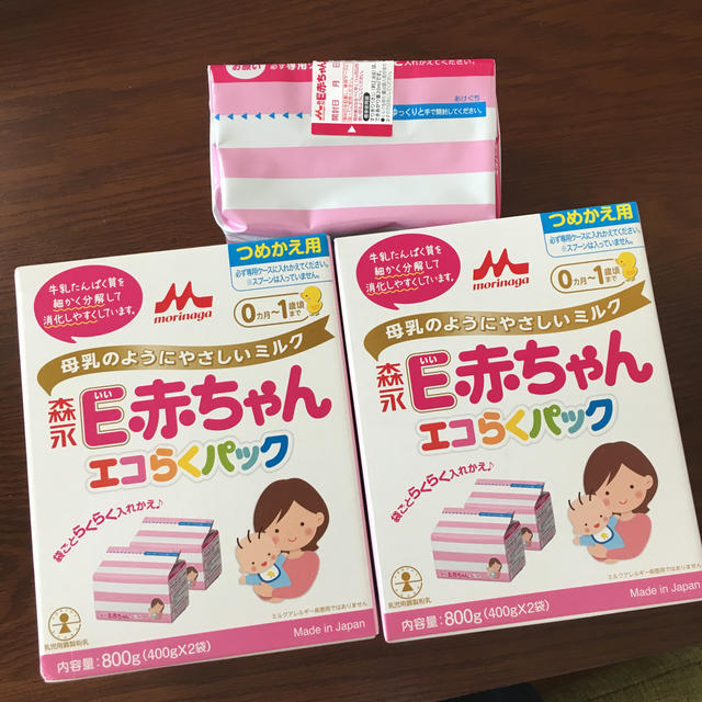 森永 E赤ちゃん エコラクパック ミルク