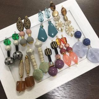 ローズバッド(ROSE BUD)のハンドメイド ピアス 9点セット まとめ売り 超特価♡ [☆28]♡(ピアス)