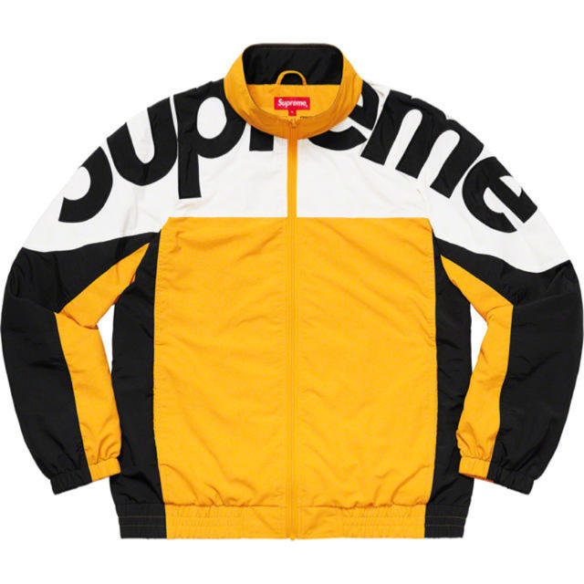 Supreme Shoulder Logo Track Jacket Gold