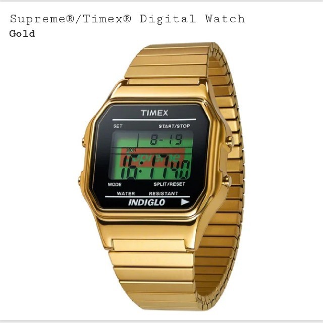 Supreme®/Timex® Digital Watch Gold edca.org.ec