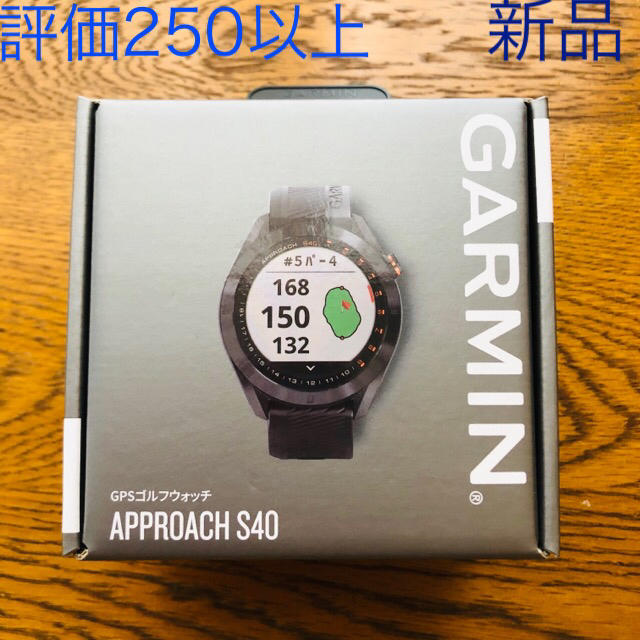 GARMIN(ガーミン)のガーミン アプローチ s40 ブラック 腕時計型GPS チケットのスポーツ(ゴルフ)の商品写真