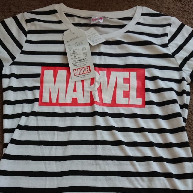 MARVEL(マーベル)の値下げ　新品未使用 マーベルTシャツ レディースのトップス(Tシャツ(半袖/袖なし))の商品写真