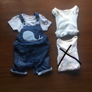 ネクスト(NEXT)のnext baby ロンパース二点とつなぎ(パジャマ)