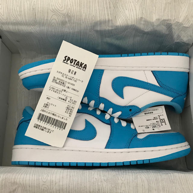 NIKE AIR JORDAN 1 LOW UNC 27.0cm