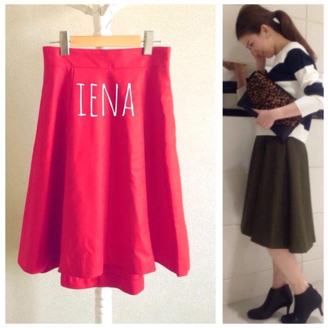 IENA(イエナ)のIENA  ウールスカート レディースのスカート(ひざ丈スカート)の商品写真