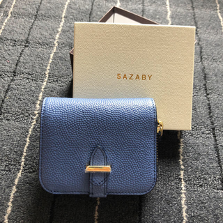サザビー(SAZABY)の[SAZABY]ミニ財布 ブルー HRG-01(財布)