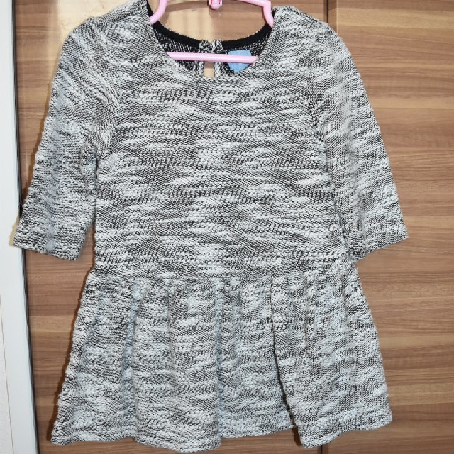 babyGAP(ベビーギャップ)のツイード風ワンピース キッズ/ベビー/マタニティのキッズ服女の子用(90cm~)(ワンピース)の商品写真