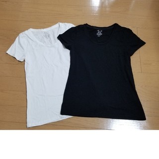 ジーユー(GU)のGU スリムフィットTシャツ　2枚セット(Tシャツ(半袖/袖なし))