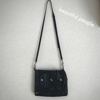 ビューティフルピープル(beautiful people)のbeautiful people ライダースショルダーバッグ(クラッチバッグ)