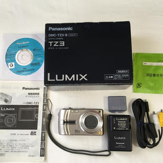 パナソニック(Panasonic)のLUMIX DMC-TZ3 シルバー デジカメ パナソニック(コンパクトデジタルカメラ)