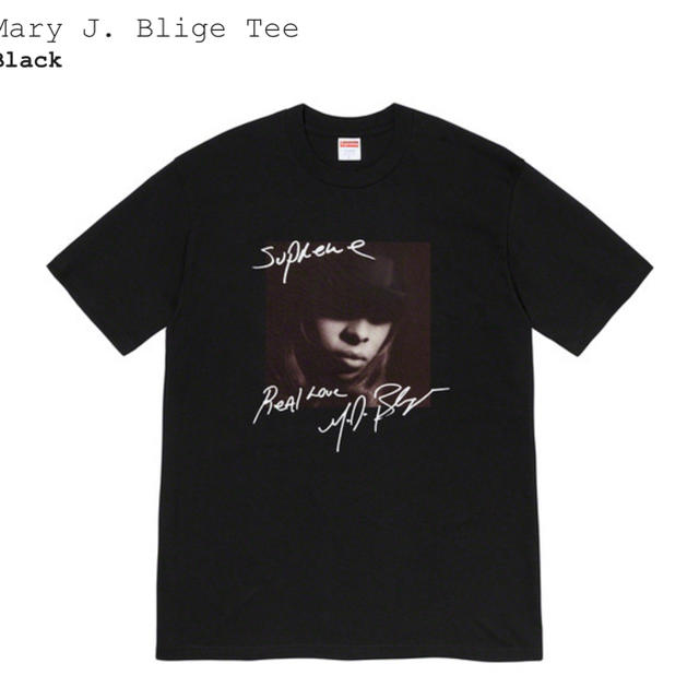 Supreme(シュプリーム)のSupreme Mary J. Blige Tee 【Mサイズ】 メンズのトップス(Tシャツ/カットソー(半袖/袖なし))の商品写真