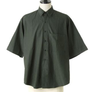 コモリ(COMOLI)のWASHED FINX TWILL HALF SLEEVED BIG SHIRT(Tシャツ/カットソー(半袖/袖なし))