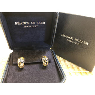 フランクミュラー(FRANCK MULLER)のフランクミュラー タリスマン ピアス WG750 美品(ピアス)