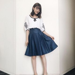 ジルバイジルスチュアート(JILL by JILLSTUART)の新品未使用 ジルバイジルスチュアート  パフエンブロイダリーブラウス(シャツ/ブラウス(長袖/七分))