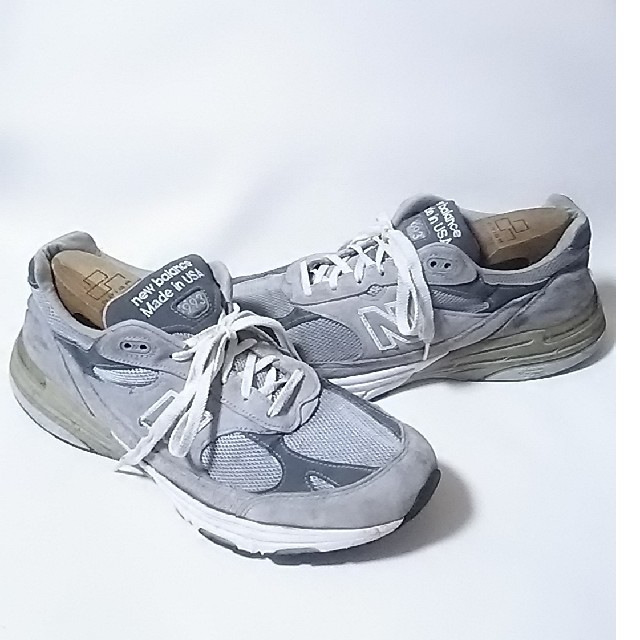 New Balance(ニューバランス)の
希少アメリカ製ビンテージ！ニューバランス993高級スニーカー灰銀希少28.5 メンズの靴/シューズ(スニーカー)の商品写真