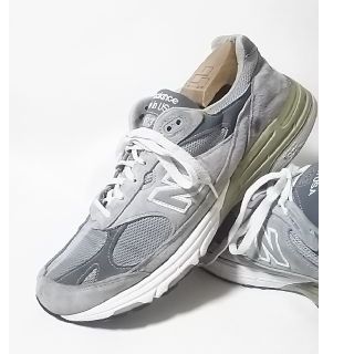 ニューバランス(New Balance)の
希少アメリカ製ビンテージ！ニューバランス993高級スニーカー灰銀希少28.5(スニーカー)