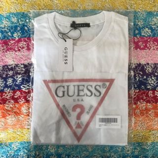 ゲス(GUESS)の新品タグ付 GUESS レディース サイズS ロゴTシャツ(Tシャツ(半袖/袖なし))