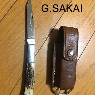 オピネル(OPINEL)の希少品！G/SAKAI アウトドア ナイフ フォルダーナイフ 値下げ交渉OK (その他)