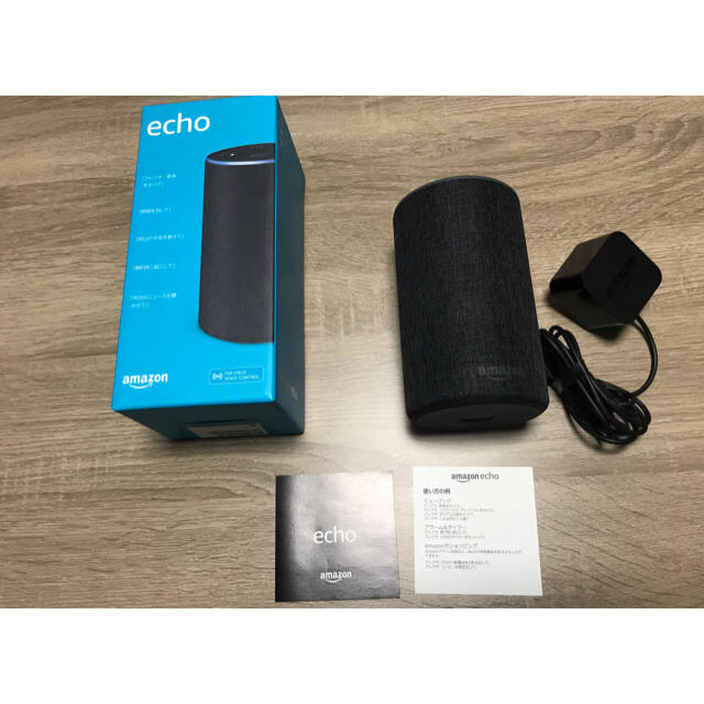 ECHO - Amazon Echo 第二世代 (アマゾンエコー) チャコールの通販 by よこやま's shop｜エコーならラクマ