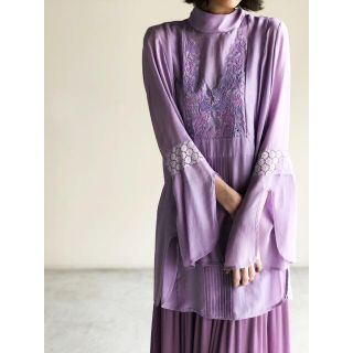 マメ(mame)のmame Botanical Embroidery Blouse(シャツ/ブラウス(長袖/七分))