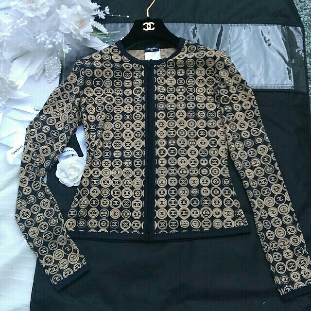 CHANEL ジャケット - ノーカラージャケット